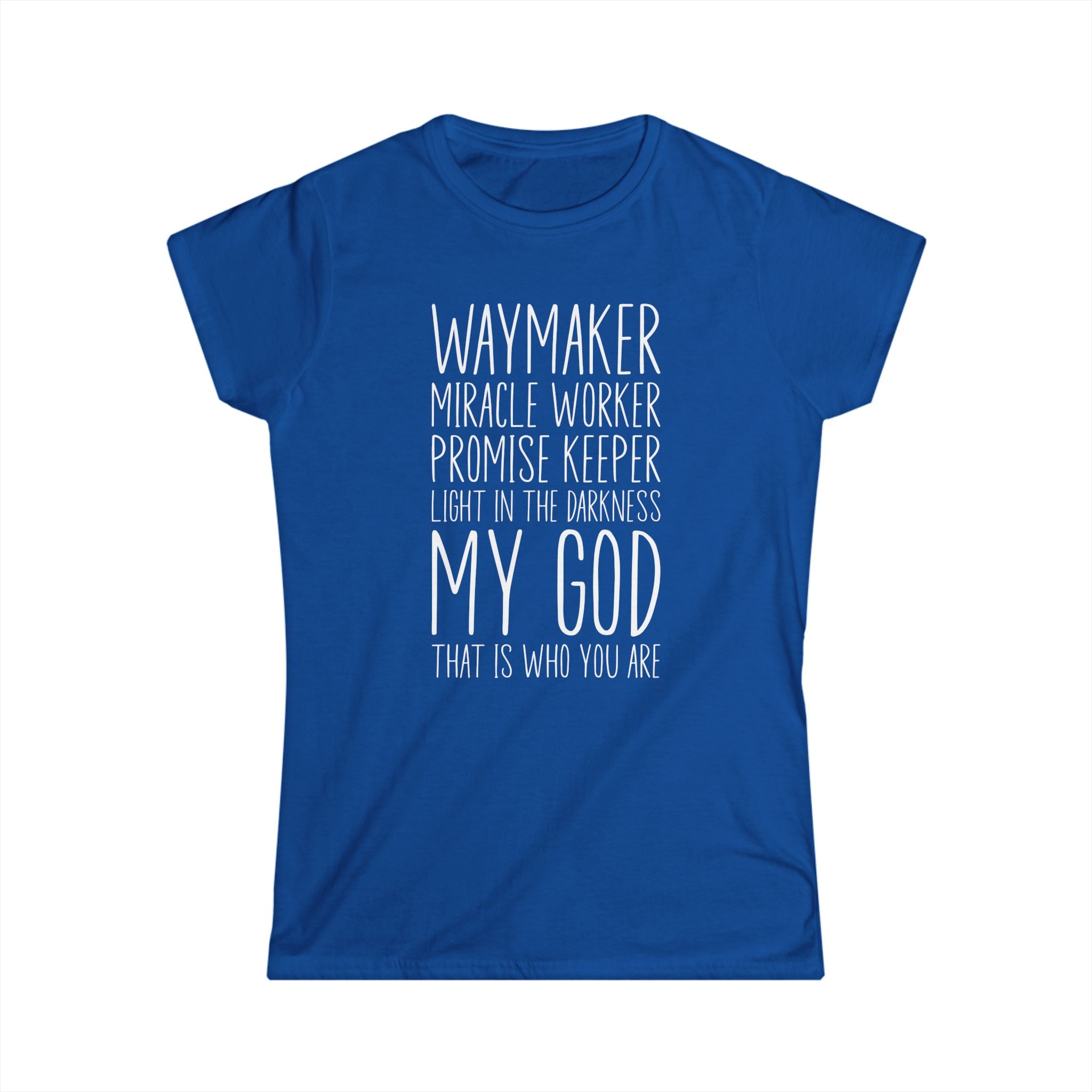 Waymaker Miracle Worker My God Women's T-shirt