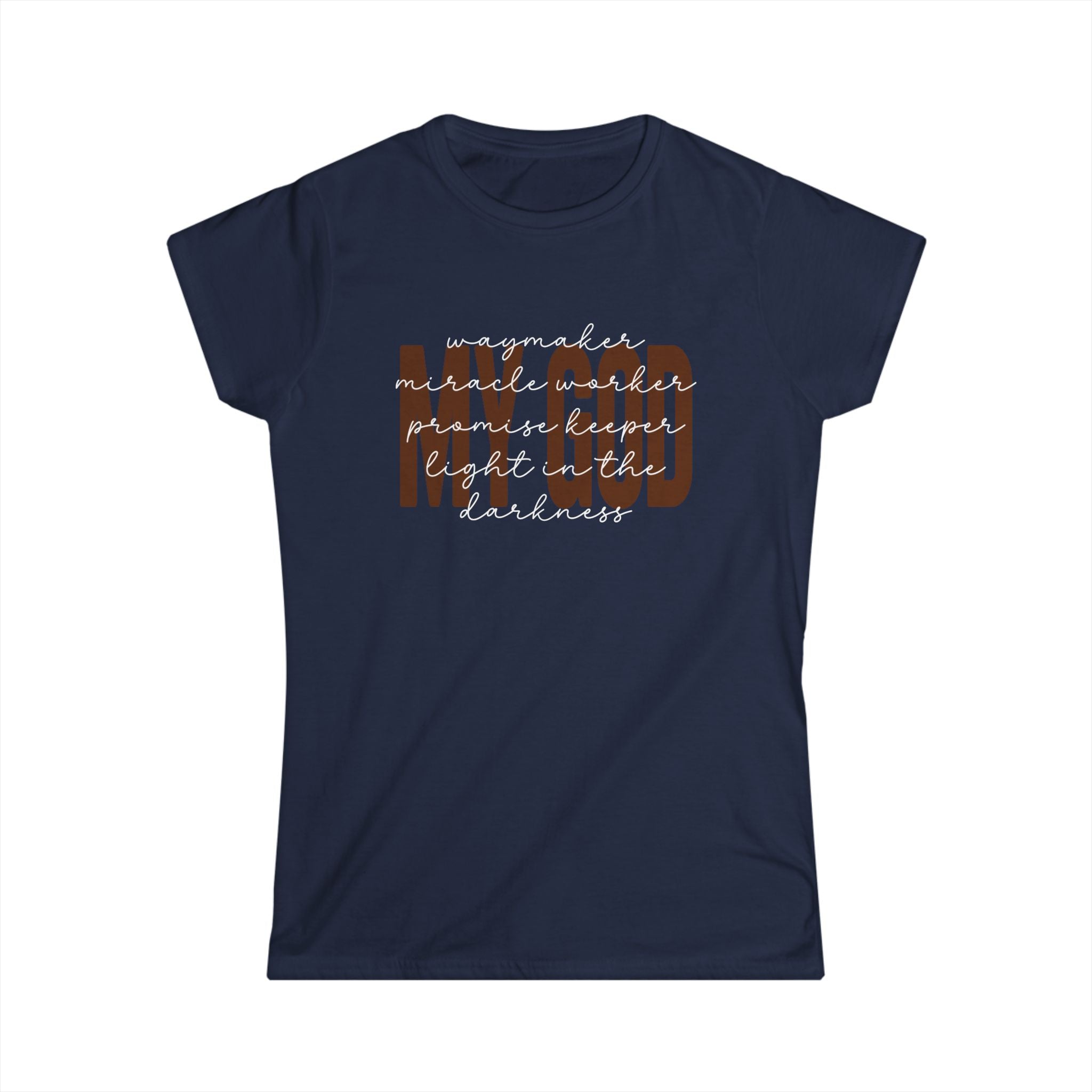 My God Waymaker Miracle Worker Promise Keeper Light In The Darkness Women's T-shirt