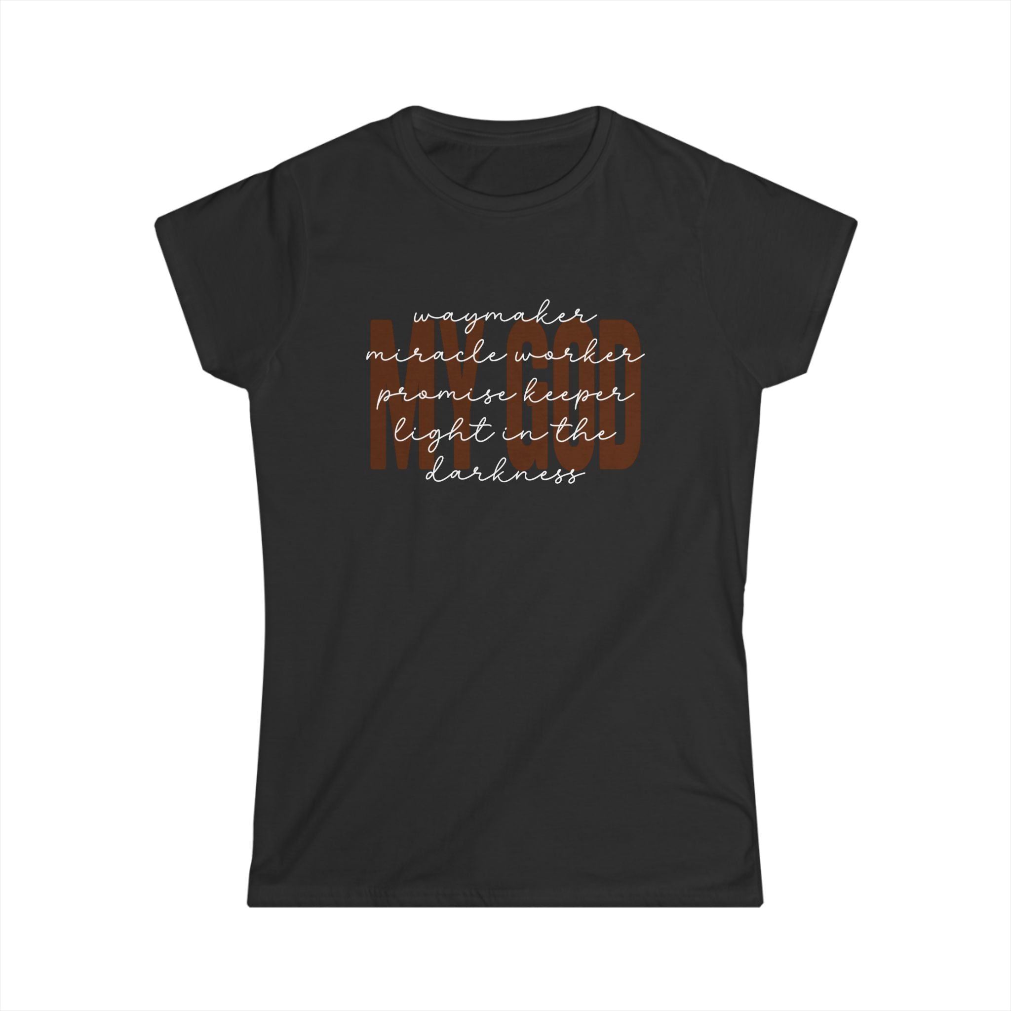 My God Waymaker Miracle Worker Promise Keeper Light In The Darkness Women's T-shirt